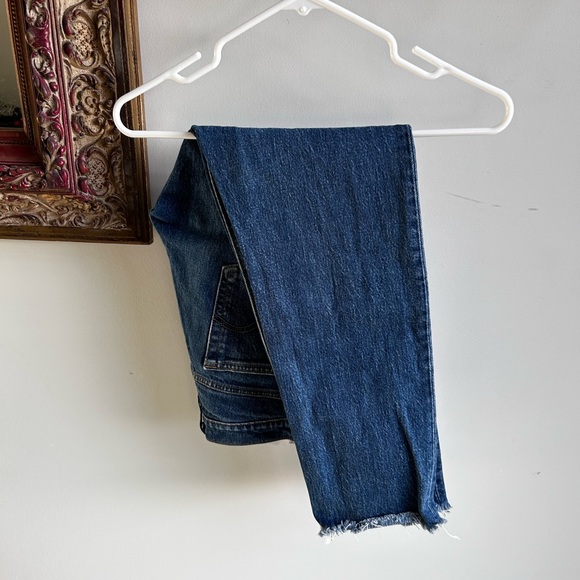 levis straight leg blue jeans - Picture 2 of 3